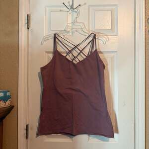 This Maurices women's tank top in a rich merlot/maive